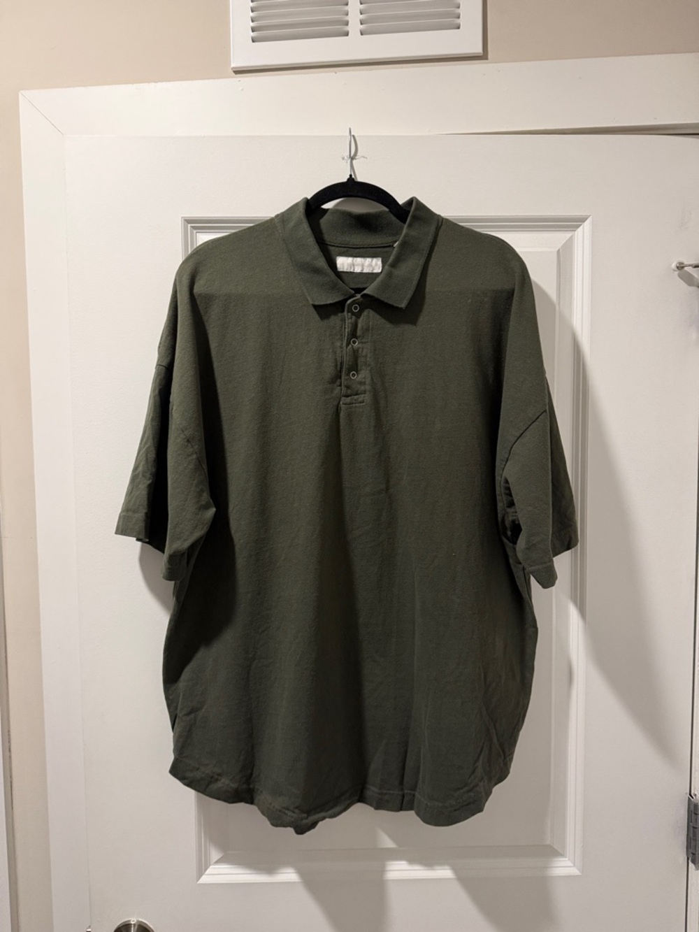Men's Olive Green Polo Shirt - Relaxed Fit Casual Polo